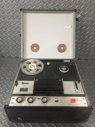 Vintage Sony Reel To Reel Tape Recorder Tc - 105a Sony - O - Matic Superscope