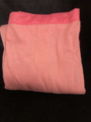 Vintage Sears Roebuck Twin Size Pink Electric Blanket With Control