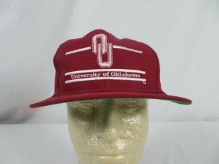 Oklahoma Sooners Ncaa Ya The Game Snapback Hat Vintage 1990s