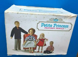 Ideal Petite Princes Doll House Family Vintage 1960 