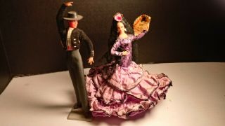 Vintage Marin Chiclana Figurines 2 Spanish Flamenco Dancers 2