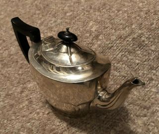 Solid Silver Antique Teapot - Very Heavy Tea Pot Fully Hallmarked