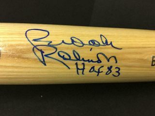 Brooks Robinson Autograph Signed Rawlings Pro Bat Auto Psa/dna Orioles