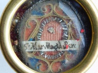 Antique Reliquary Relic St.  Mary Magdalene Penitent