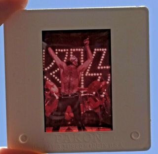 Paul Stanley Kiss 1980 Adelaide Oval Live Concert Vintage Slide Extremely Scarce