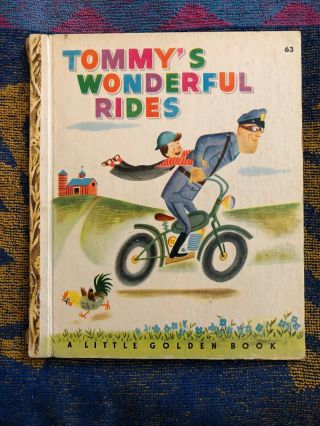 Tommy’s Wonderful Rides Little Golden Book