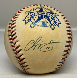 Chipper Jones Signed 1995 All Star Game Baseball Autographed Auto Jsa Hof