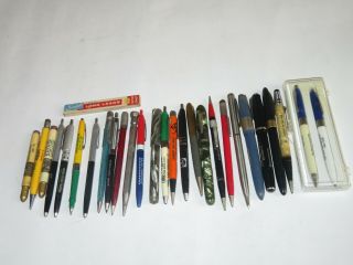Vintage Pens Mechanical Pencils Advertising Esterbrook John Deere Valvoline,