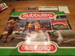 Subbuteo Table Soccer The Football Game Club Edition 1980 