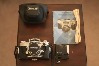 Vintage Miranda Sensorex Camera Bundle W/ 50mm Miranda F1.  8 Lens