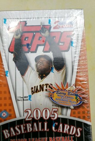 2005 Topps Series 2 First 1st Edition Factory Baseball Hobby Box