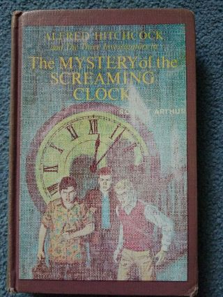 Alfred Hitchcock & Three Investigators Vtg Mystery Of The Screaming Clock 1968
