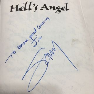 Vintage Hell’s Angel Signed First Edition Sonny Barger Hardcover Dust Jacket 2