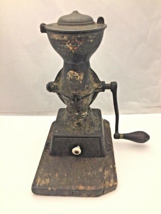 Antique Philadelphia Enterprise Mfg Co.  Cast Iron Coffee Grinder