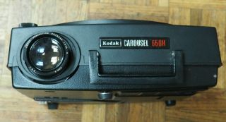 Vintage Kodak Carousel 35mm Slide Projector 650H w/Remote,  Slide Tray & Slides 2