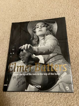 Vintage Photo Book Hc/dj Elmer Batters From Tip Of Hose Fashion Fetish Art