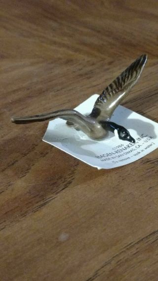 Vintage Hagen Renaker Canadian Goose Flying Ceramic Miniature Water Bird Animal
