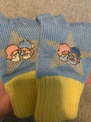 Vintage Sanrio Little Twin Stars Angels Scarf and Gloves Set for Child 3