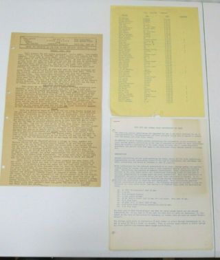 Vintage Mn Dragways Minneapolis 1962 Twin City General Rally Racing Instructions