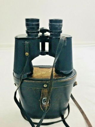 Vintage Bausch & Lomb Zephyr Binoculars 9x35 With Case Rochester Ny Usa