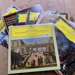 10 Vintage Classical Lp 12 " Vinyl Records Deutsche Grammophon Ravel Haydn Mozart