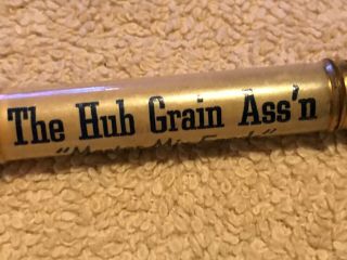 Hub Grain Ass’n Vintage Advertising Bullit Pencil,  Bowling Green,  Ohio 2
