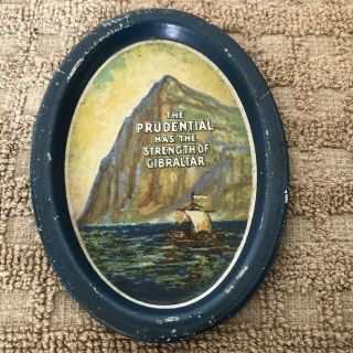 Tip Tray Vintage Advertising Prudential Insurance 3 - 1/2”x2 - 1/2”