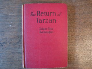 The Return Of Tarzan By Edgar Rice Burroughs1915