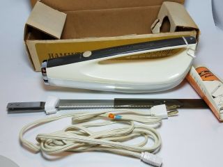 Vintage Scovill Hamilton Beach Electric Knife Model 270 - 6 White Black