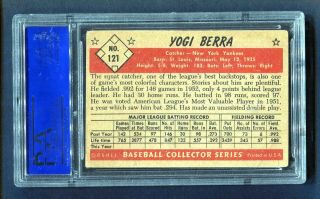 1953 Bowman Color Yogi Berra 121 PSA 3 VG YANKEES HOF 2