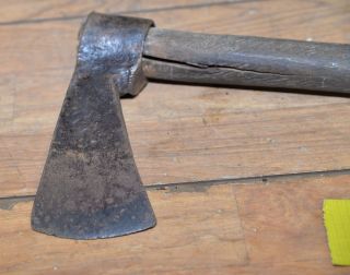 Antique blacksmith made forged trade axe primitive museum quality ax collectible 2