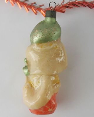 PUSS in BOOTS CAT Glass Vintage Decor XMAS.  CHRISTMAS Ornament Russia SOVIET USSR 3