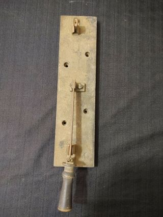 Vintage Old Brass And Copper Single Pole/double Throw Knife Switch
