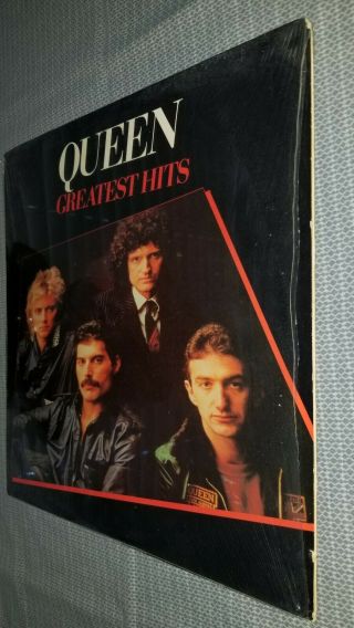 Queen Greatest Hits 1981 LP Vintage Vinyl 33 Record Opened w/plastic VG 2