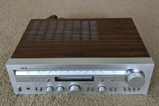 Vintage Akai Fm/am Stereo Receiver Amplifier Model Aa - R30