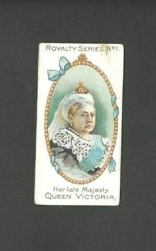 Gallaher 1902 Scarce (royalty Series) Type Card  1 Queen Victoria