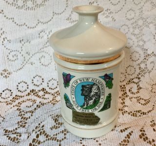 Vtg Hampshire Liquor Commission 40th Anniversary Canadian Whiskey Decanter