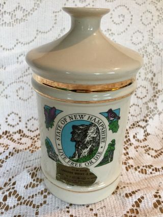 Vtg Hampshire Liquor Commission 40th Anniversary Canadian Whiskey Decanter 2