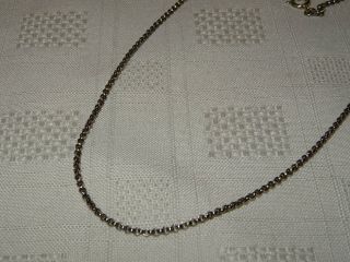5 Attractive Vintage Sterling Silver Necklace / Chain - 24 