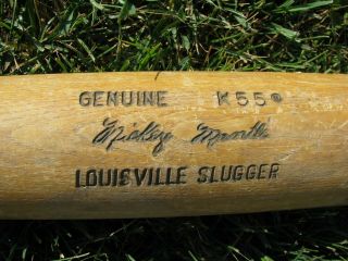 Vintage Mickey Mantle Yankees Louisville Slugger 35 " 125 K55 Baseball Bat