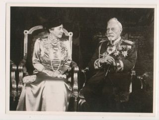 Vintage Postcard Kaiser Wilhelm Ii Emperor Empress Herminein In Exile Haus Doorn