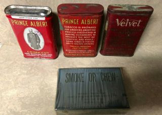 Vintage Tobacco Tins Prince Albert - Velvet - True Blue 2