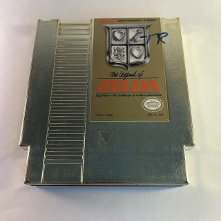 The Legend Of Zelda Gold Vintage Nes Nintendo Entertainment System