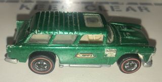 Redline Hot Wheels Vintage Red Line 1969 Classic Nomad Green Rolls Great @@