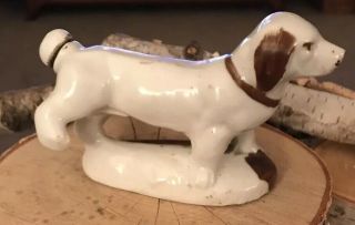 Peeing Wiener Dog Decanter Cork Tail Dachshund,  Beagle Urinating Leg Up,  Vintage