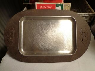 Vintage Bonanza Restaurant Steak Heavy Serving Tray Platter Plate