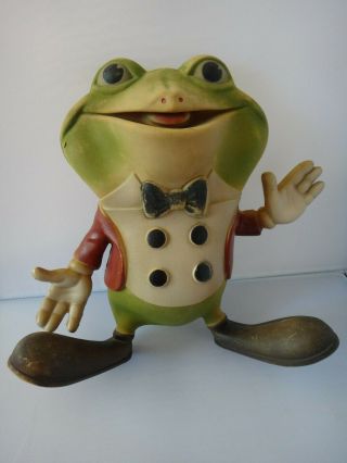 Vintage Rempel 1948 Froggy The Gremlin Rubber Squeaky Toy Andy 