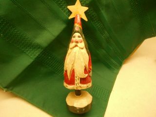 Vintage House Of Hatten 8 1/2 " Santa Claus W/star Figure " Father Christmas " 1989