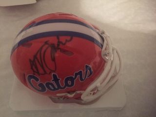 Steve Spurrier Auto Autographed Signed Florida Gators Mini Helmet