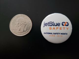 Jetblue Airways Us Airlines Pin - Jetblue Safety For National Safety Month 2010
